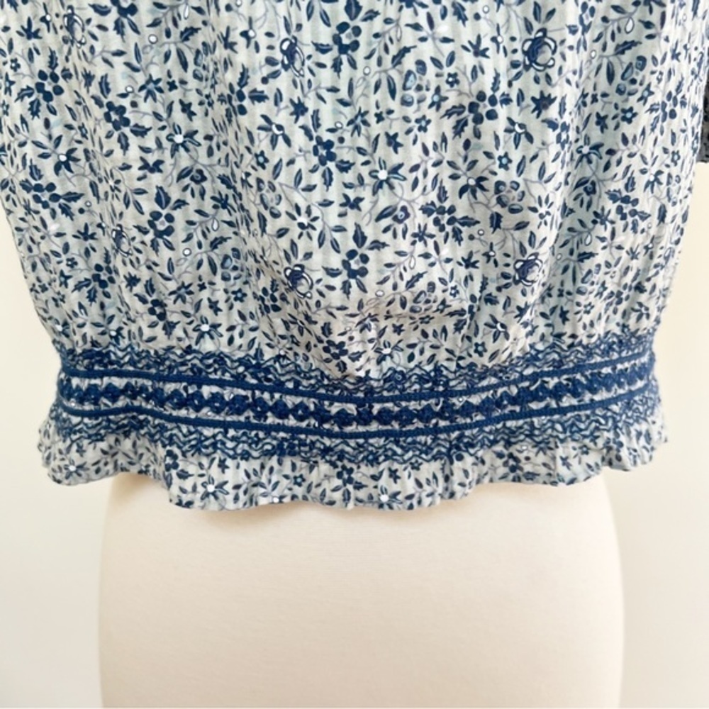 Madewell Jeanette Top in Florentine Floral. - Picture 10 of 12